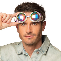 Párty brýle Mirage stříbrné